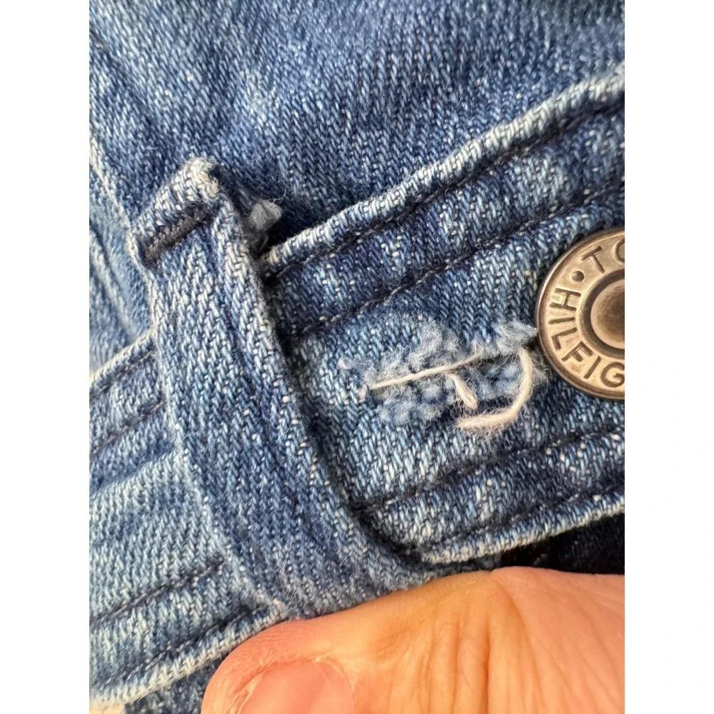 Tommy Hilfiger High‎ Rise Pleated Straight Leg jeans Y2K 90s retro sz 2